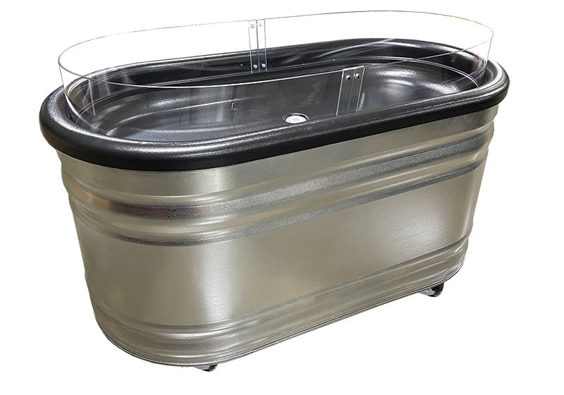 Oval Galvanized Bin [N-STO4-GT]