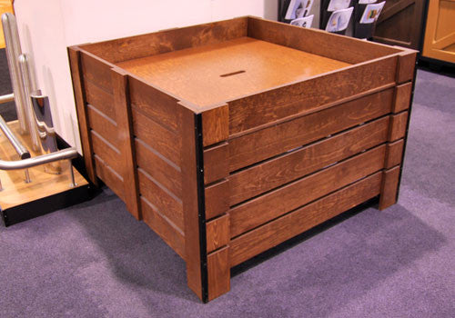 Slat Sided 4-Level Square Bin [OBW484832]