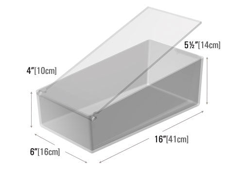Narrow Tray with Lid [PDT21L]