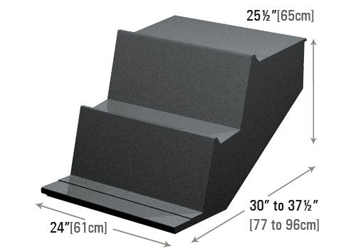 Deep Three Step High Profile Riser [PR1806]