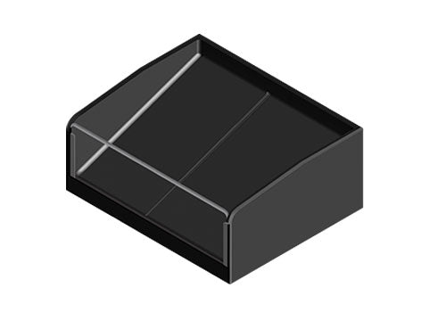 Clear Front Shelf Organizer Filler and Divider [PR19M-12-F]