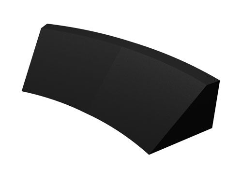 8" High Concave Curved Shelf Insert Dummy [PR23CN]