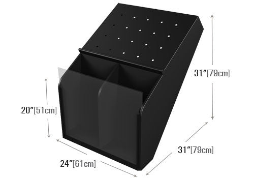 Clear Front Produce Riser [PR65-PA]