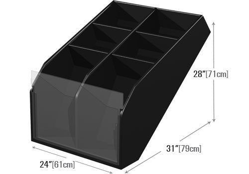 Clear Front Produce Riser [PR65DTS]