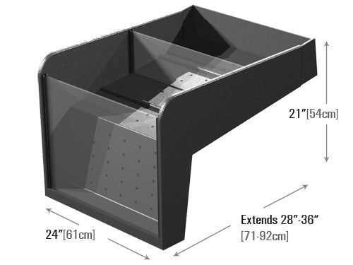 High Capacity Clear Front Riser [PR65H]