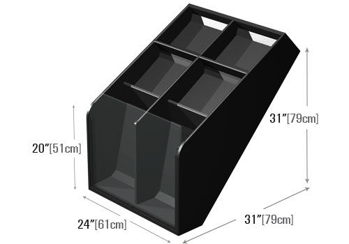 Clear Front Produce Riser [PR65P]