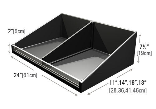 Small Shelf Organizer with Clear Front [PR71S]