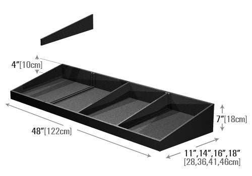 Shallow Produce Shelf Organizer [PR79B]