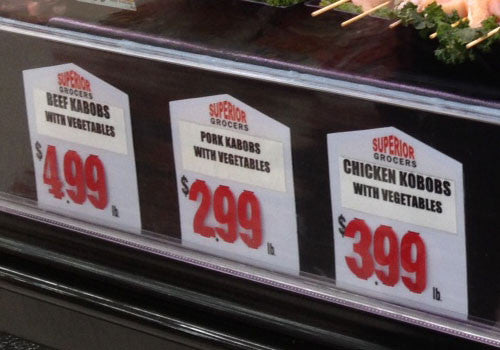 Double Fold Price Tag Holder [PTHD]