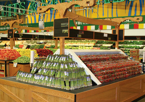 3 Shelf Farm Stand Display Price Sign [PTHW8-48]