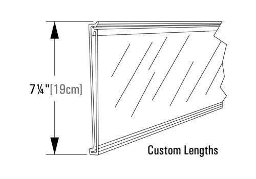7¼" Snap Lock Price Tag Holder [PTHX]