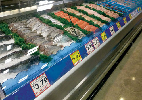 L-Shaped Scalloped Seafood Divider [SDS101-L]