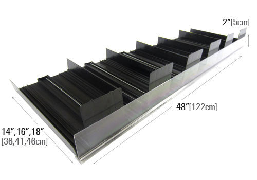 Multiple Spring Load Pull Out Shelf for Packaged Produce Displays [SLSI]
