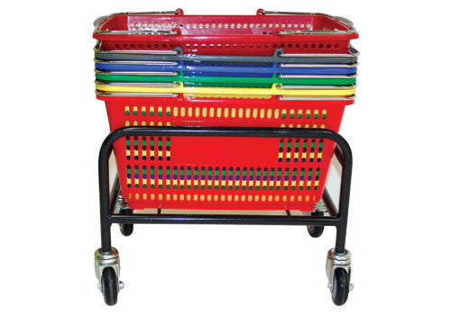 Plastic Shopping Basket Metal Stand [SPB-20-14-10-STAND]