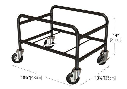 Plastic Shopping Basket Metal Stand [SPB-20-14-10-STAND]