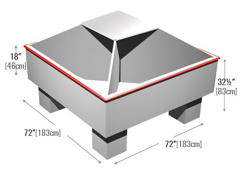 6'×6' Bulk Island [SPW107]