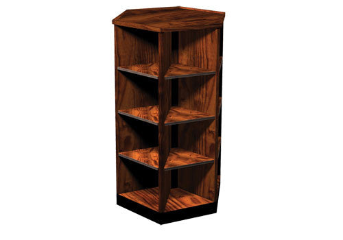 Wooden Wine Display for Gondola End [WD240]