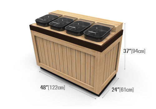 Four Buckets Bulk Display [BM104]