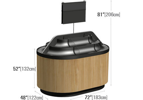 Oval Banana Table [BNT101]