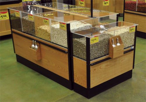 Four Compartments Rectangular Bulk Display [BREXT60]