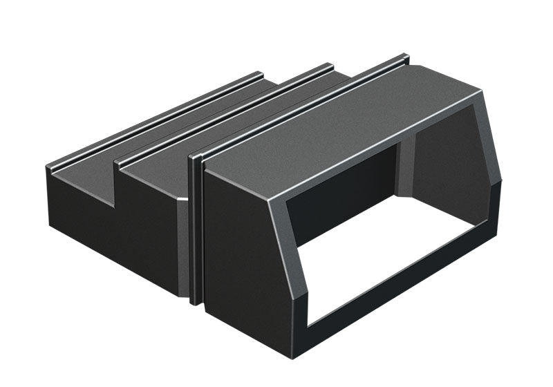 3 Stepped Back Cutout Deli Riser for Storage [DR75]