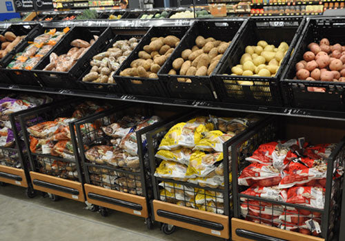 Orchard Table Produce Table Produce table riser Produce Signs Produce Merchandising Produce accessories Euro Table Euro Table Risers Metal frame euro table starter