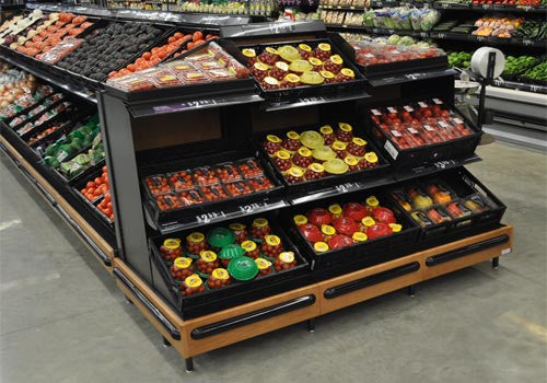 Orchard Table Produce Table Produce table riser Produce Signs Produce Merchandising Produce accessories Euro Table Euro Table Risers Metal