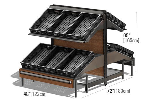 Orchard Table Produce Table Produce table riser Produce Signs Produce Merchandising Produce accessories Euro Table Euro Table Risers Metal frame euro table starter