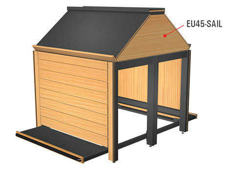 Slatted Wood Euro Table [EU45 | EU45S]