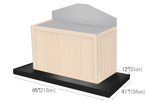 Slatted Wood Euro Table [EU45E]