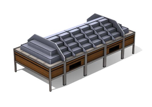 Metal Orchard Table [MB-Table]