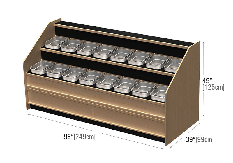 Buckets Floor Display Fixture [SR07]