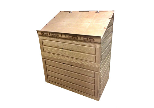 Crate Style Wood Display [WXP19]